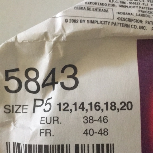 💥3/20💥Beautiful Simplicity Andrea Schewe Adult Costume sizes 12-20 - Picture 4 of 4